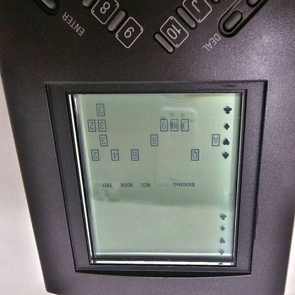 SAITEK BRIDGE SHADOW HANDHELD ELECTRONIC BRIDGE CARD GAME - Picture 3 of 5